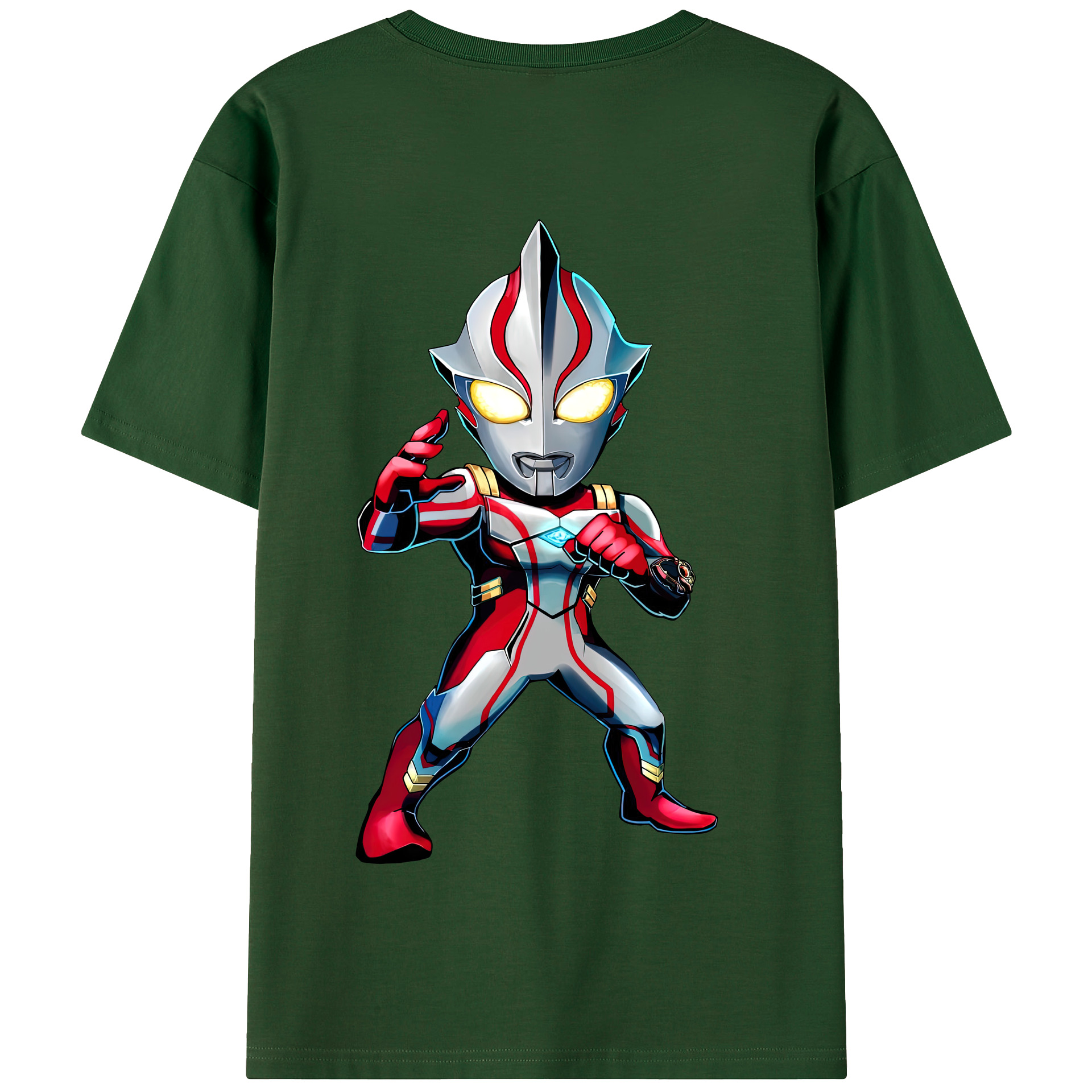（画像用） ウルトラマン Ultraman 綿100％半袖Tシャツ（背面プリント）